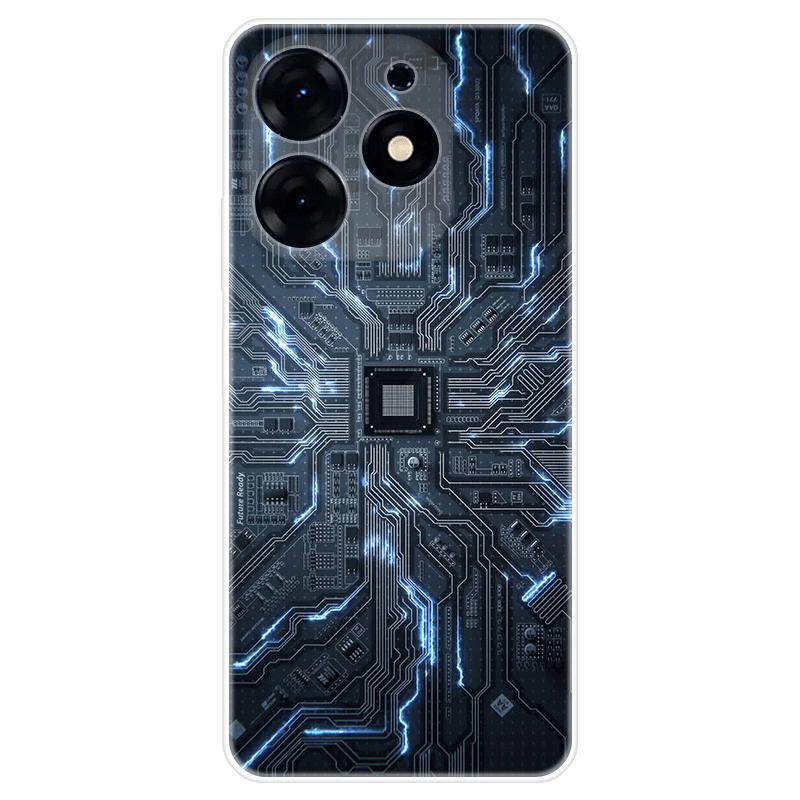 Для Tecno Spark 10 Pro Spark10 чехол Мягкая силиконовая задняя крышка модный чехол для телефона с мультяшным рисунком