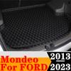 Sinjayer коврик для багажника автомобиля, всепогодный автомобильный багажник, коврик для багажника, высокий боковой багажник, подходит для FORD Mondeo 2013 2014