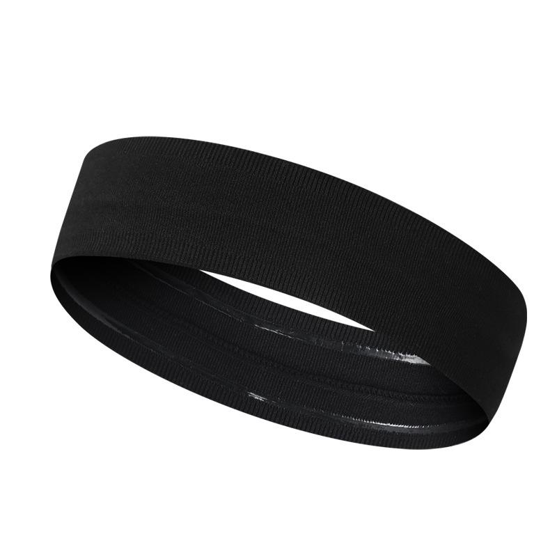 Дышащая Нескользящая Силиконовая Спортивная Повязка на Голову для Мужчин и Женщин - Высокая Эластичность, Влагоотводящая для Йоги, Фитнеса и Бега.