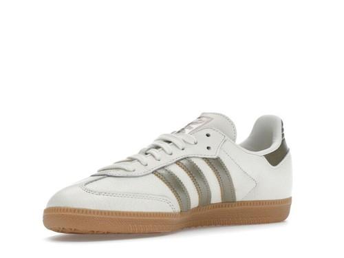 Adidas Samba OG Молочно-белый Чудо-золотой Металлик Ж - IG1964