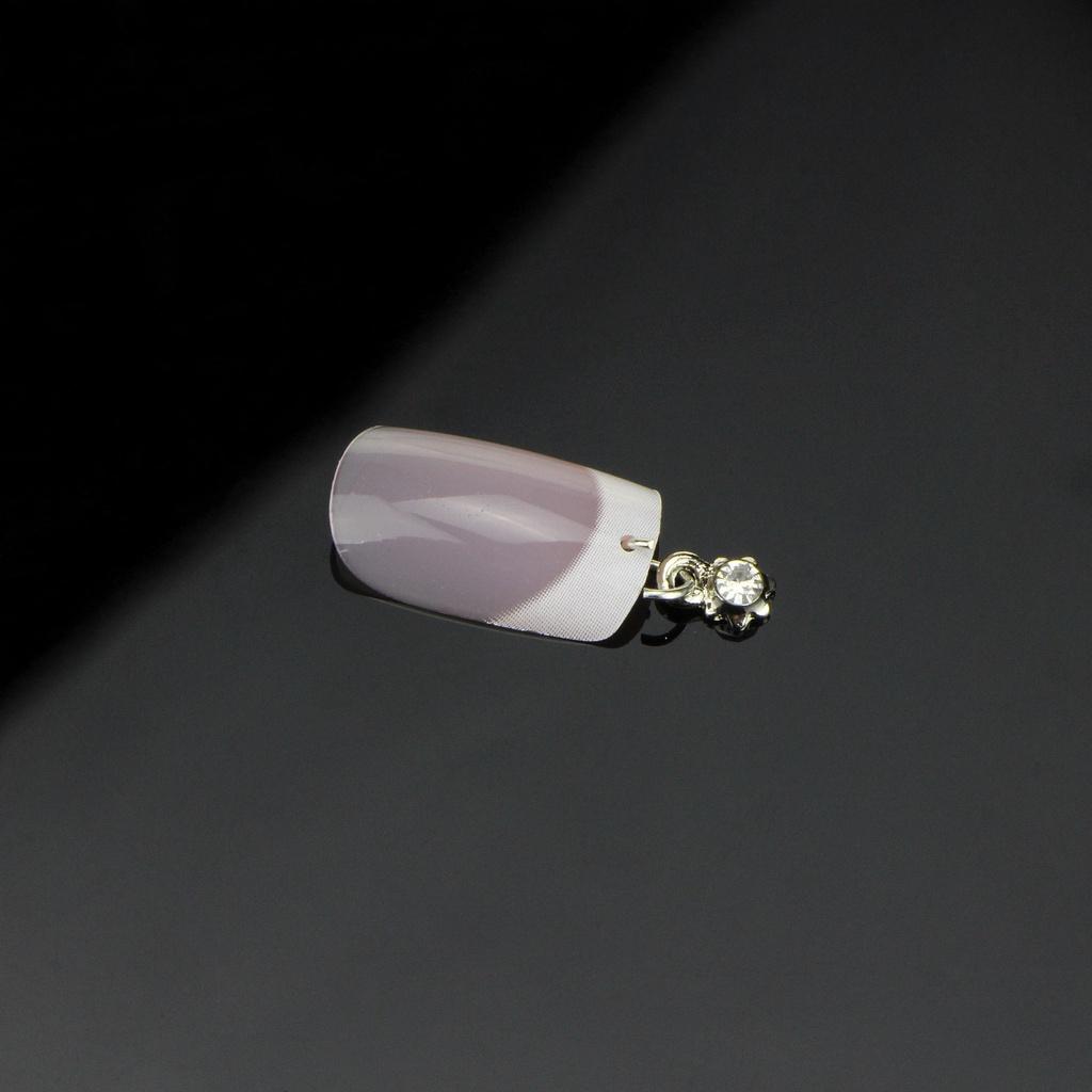 6Pcs Nail Art Dangles Alloy Rhinestones Jewelry Piercing Nail Art Decoration