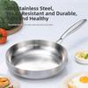 1 шт. Сковорода 304 Сковорода из нержавеющей стали 38,5*5,5 см Сковороды с плоским дном Подходят для блинов и стейков Кухонная посуда