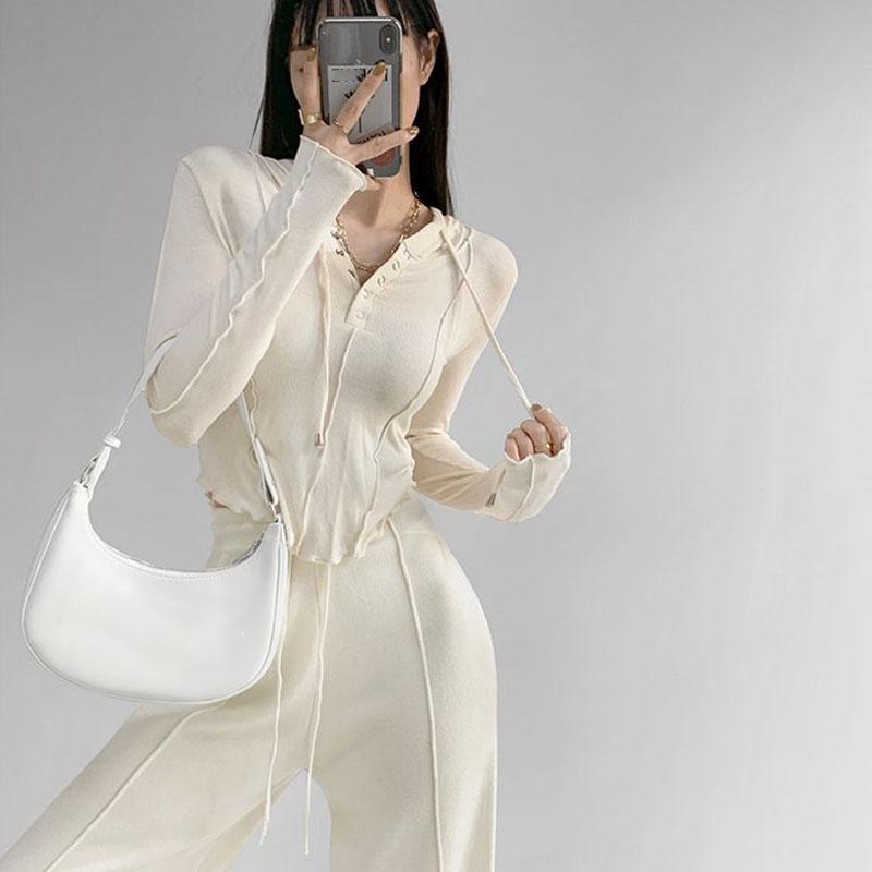 Тонкая толстовка с капюшоном Серый короткий топ с высокой талией Обнаженный пупок American Hottie Pure Desire Тонкая футболка со складками и длинными рукавами