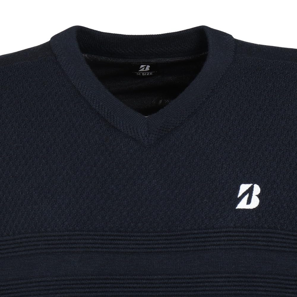 [Bridgestone Golf] Свитер, длинный рукав, ветрозащитный свитер с V-образным вырезом DGM02B мужской DGM02BNAM NA