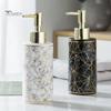 Puntos 300ml Stylish Marble Ceramic Lotion Shampoo Liquid Soap Dispenser Pump Bottle