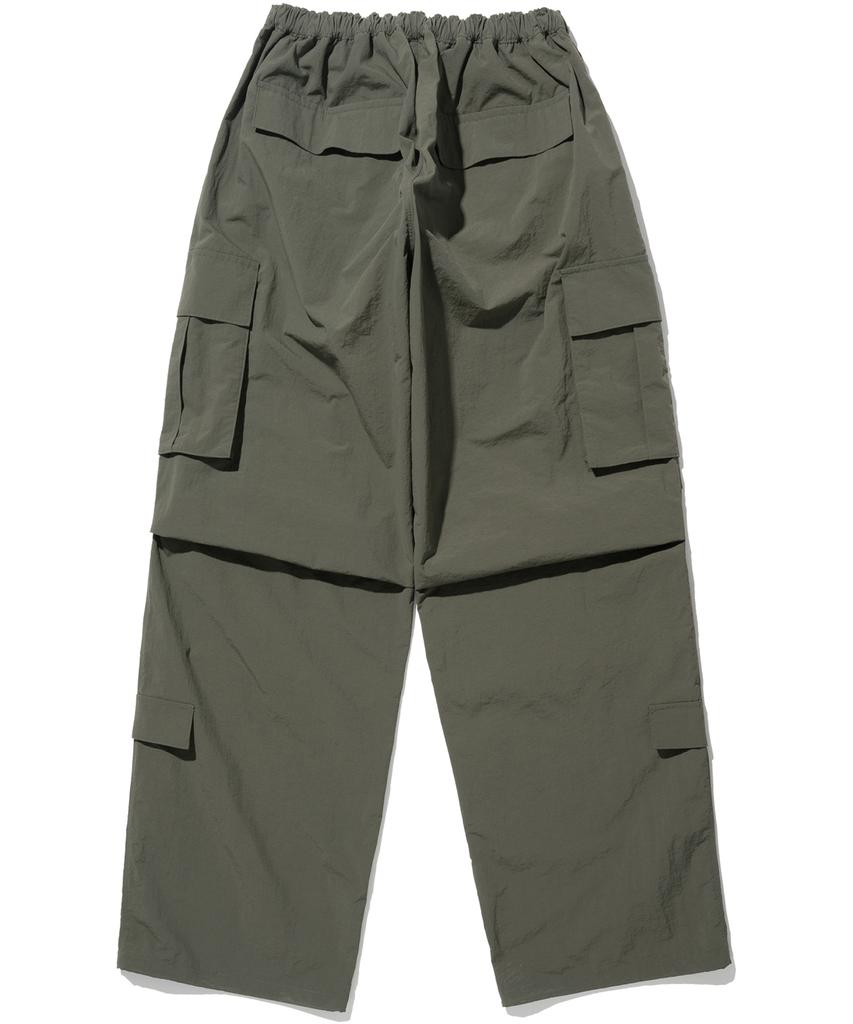 NOT4NERD W Parachute Nylon Cargo Pants - Khaki