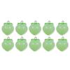 10pcs 3D Peach Flat Resin Charms Pendant Transparent Fruit Pendants  Jewelry Making Accessories