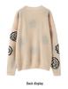 Women's 100% Pure Cashmere Loose Fit Round Neck Sweater - Versatile, Slimming Pullover for Autumn/Winter