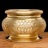 Household Lotus Metal Incense Burner Offering Items In Front of the God of Wealth Guanyin Buddha Home Furnishings
