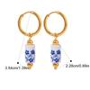 Модные Серьги-Подвески Yori с Шармами, Нержавеющие, Покрытие 18K Золотом PVD, Водонепроницаемые, Ежедневные Украшения, Привлекательные Женские Аксессуары