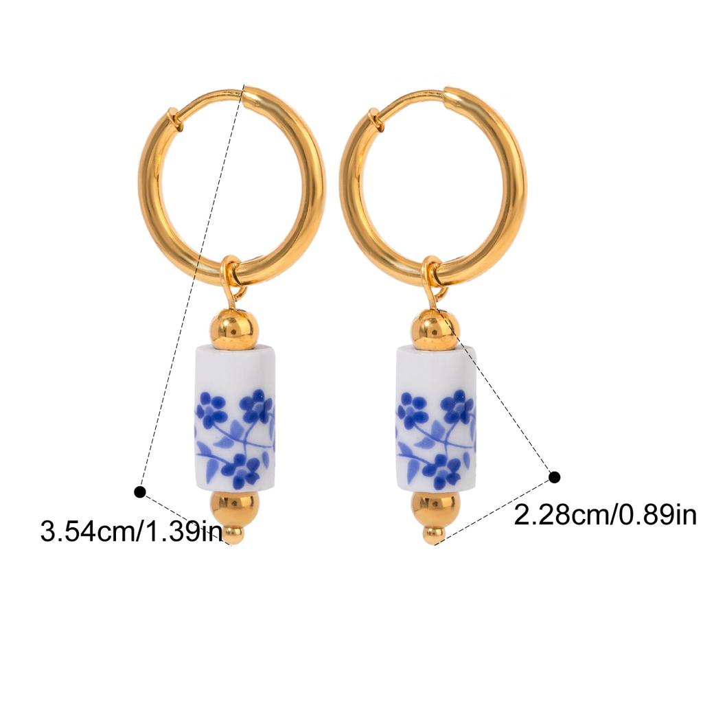 Модные Серьги-Подвески Yori с Шармами, Нержавеющие, Покрытие 18K Золотом PVD, Водонепроницаемые, Ежедневные Украшения, Привлекательные Женские Аксессуары