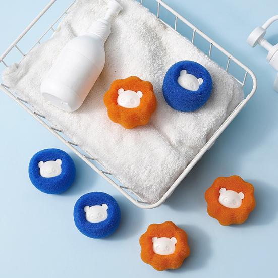 2 шт. Коллектор шерсти домашних животных для стиральной машины, многоразовый удалитель ворса, помощник для удаления волос, шарики для стирки, аксессуары для одежды