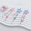 Dopamine Color Star Hair Clip Distinctive Star Hair Clip Charm With Dopamine Colors Perfect For Casual Outings