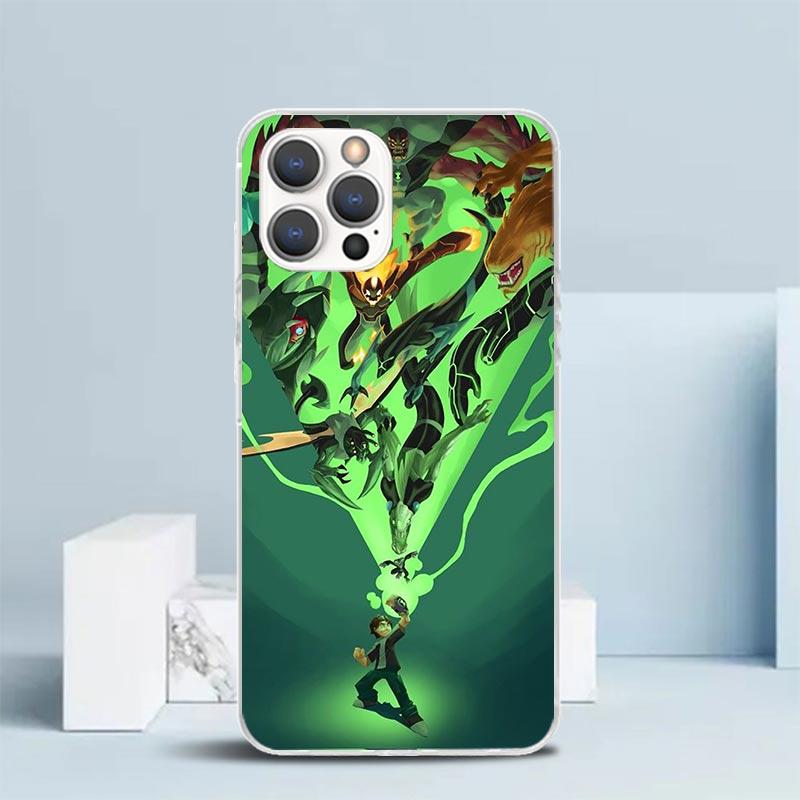 Чехол для телефона Ben Cartoon 10 для IPhone 16 17 Air 16E 15 14 Plus 13 Mini 12 11 Pro Max 7 8 + SE 2020 Мягкая задняя крышка из ТПУ 16 17 Air