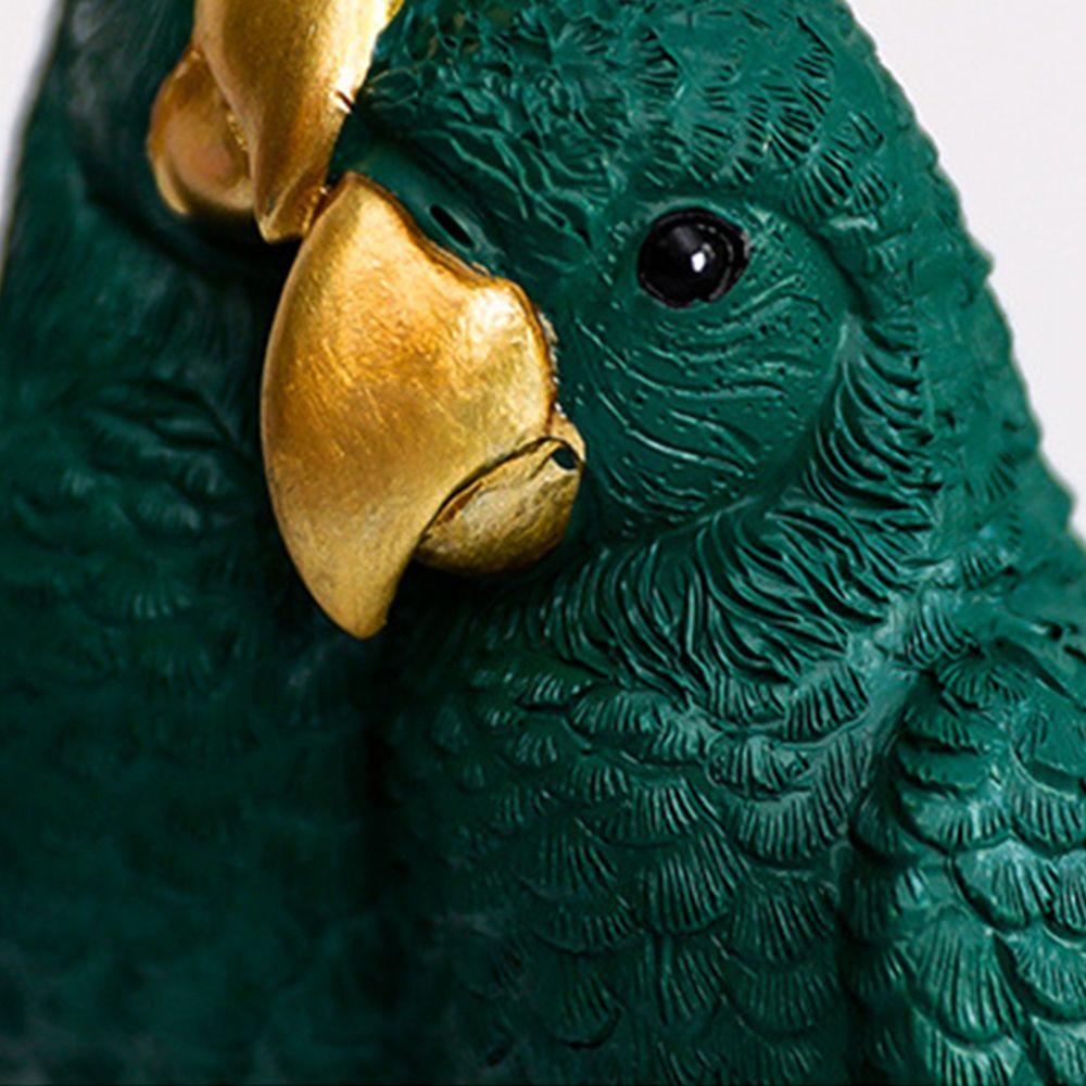 Macaw Bird Home Deocr Crafts Desktop Decoration Miniature Figurines Parrot Statue Simulated Animal