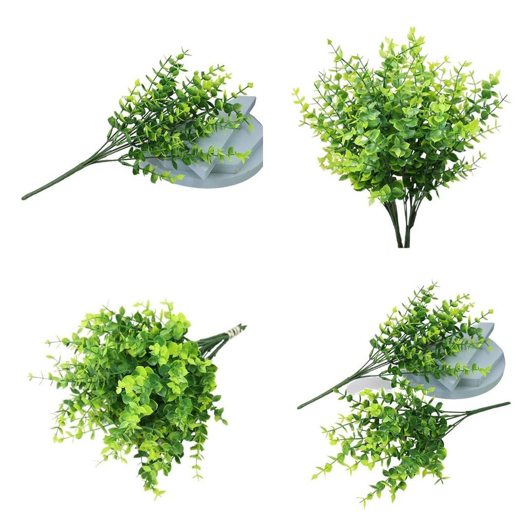 Eucalyptus Globulus Synthetic Foliage Bouquet For Home Hotel And Outdoor Decor