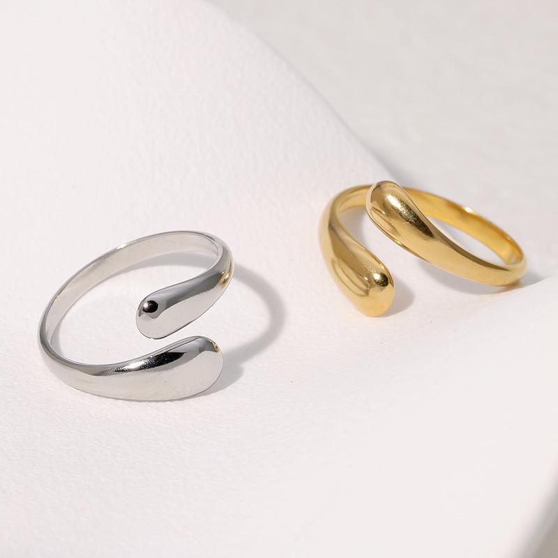 Кольцо из нержавеющей стали в европейском и американском стиле в стиле минимализма - дизайн из титана в холодном стиле