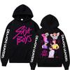 Anime KPop Demon Hunters Saja Boys Hoodies Men Women Trendy Harajuku Sweatshirt Long Sleeves Loose Fleece Casual Street Wear