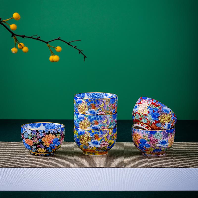 Необычная эстетичная фарфоровая керамическая чайная чашка Jingdezhen, посуда для чая, ручная работа, глазурь для Пуэра, Кунг-фу, Улуна, Тегуаньинь