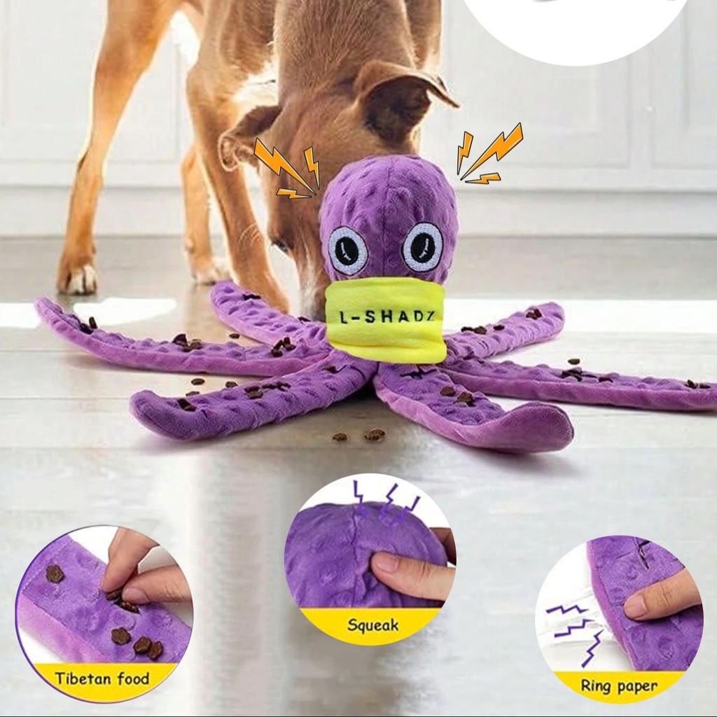 Игрушка для собак Snuffle, плюшевые игрушки для собак, головоломки для собак, интерактивные игрушки для щенков, жевательные игрушки, игры для медленного кормления