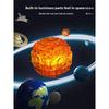 Творческая вращающаяся солнечная система Сборка строительных блоков Космический поиск Серия игрушек Развивающие детские подарки на день рождения 775 шт.
