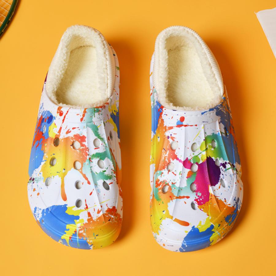 Fashion Women's Winter Slippers Soft Warm House Indoor Fashion Men Couples Boys Girl Shoes Comfortable Eva Soft Sole Light Weight