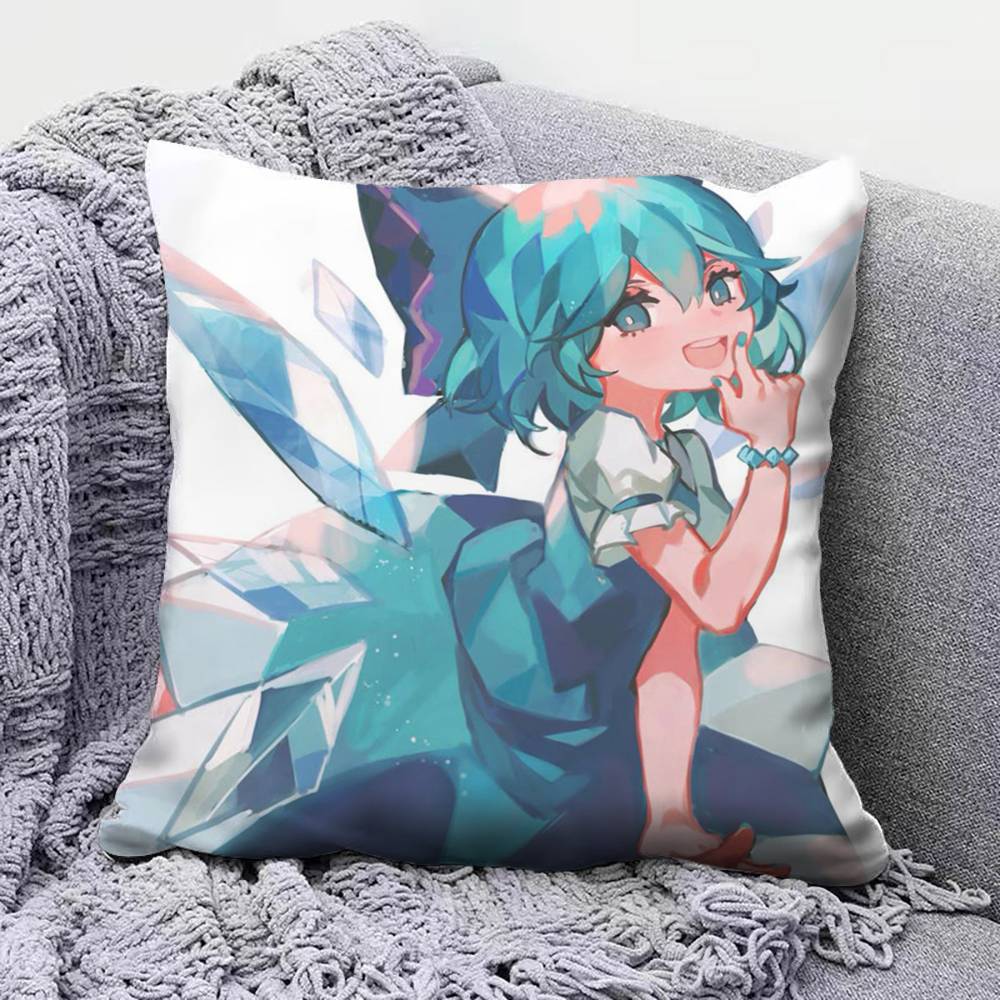 Подушки с принтами Touhou Project, Наволочки для диванных подушек, Декоративные наволочки на заказ