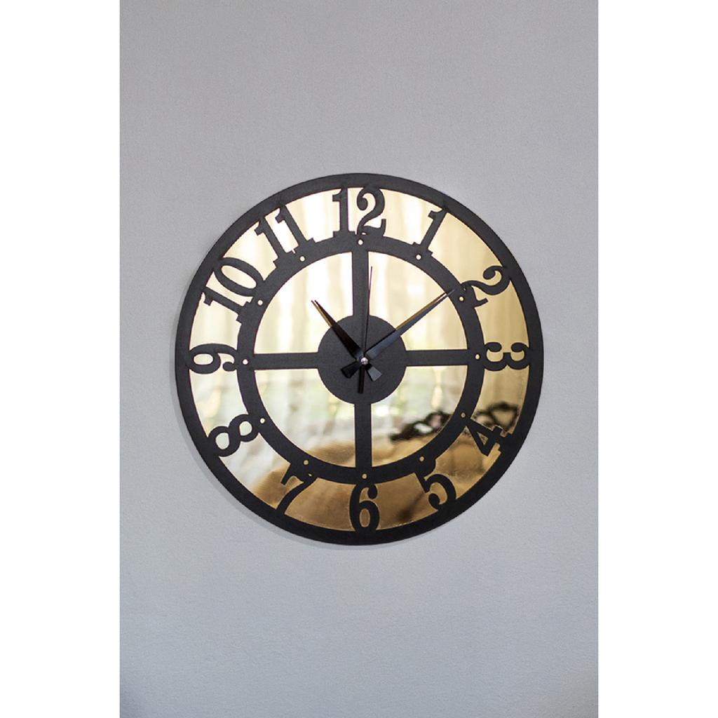 Стильные современные настенные часы 50х50 см с зеркальным золотом и турецкими цифрами, современные часы для домашнего офиса