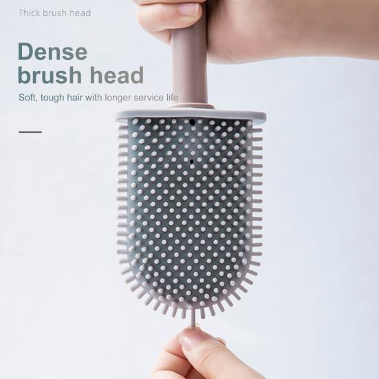 Щетка для унитаза, герметичная, быстросохнущая, резиновая, TPR, подвесное отверстие, щетка для ванной комнаты для дома