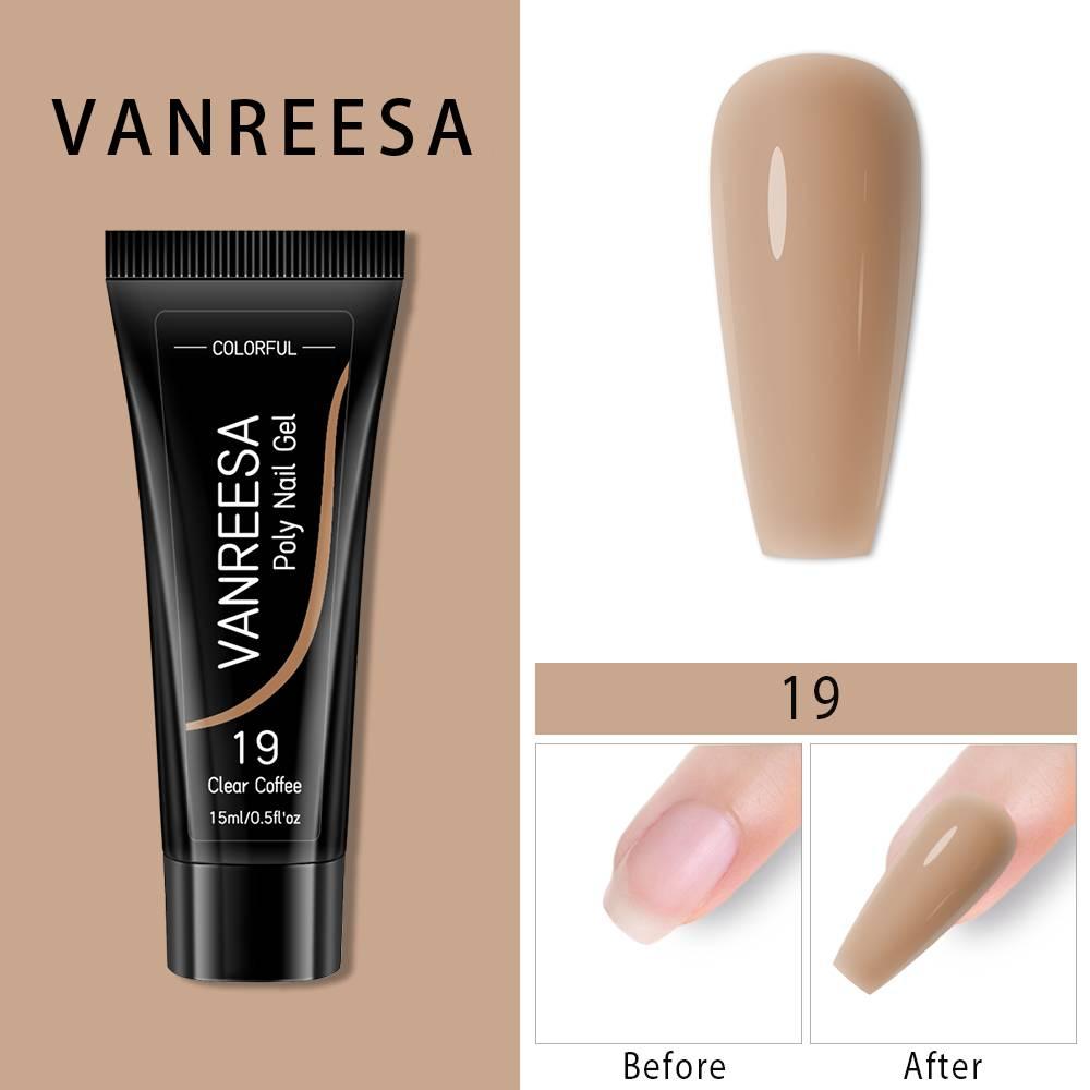 VANREESA 36 цветов поли гель для наращивания ногтей быстро наращивающий гель-лак для маникюра