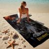 Custom Name Lord Rings Stylish Digital Printing Beach Towel Quick‑Drying Absorbent Blanket for Beach Pool Gym Travel
