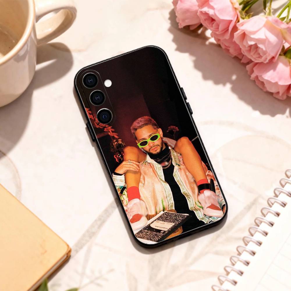 Singer M-MORA ESTRELLA phone Case For Samsung Galaxy A73,A72,A71,A70,A53,A52,A51,Others Soft Black Shell