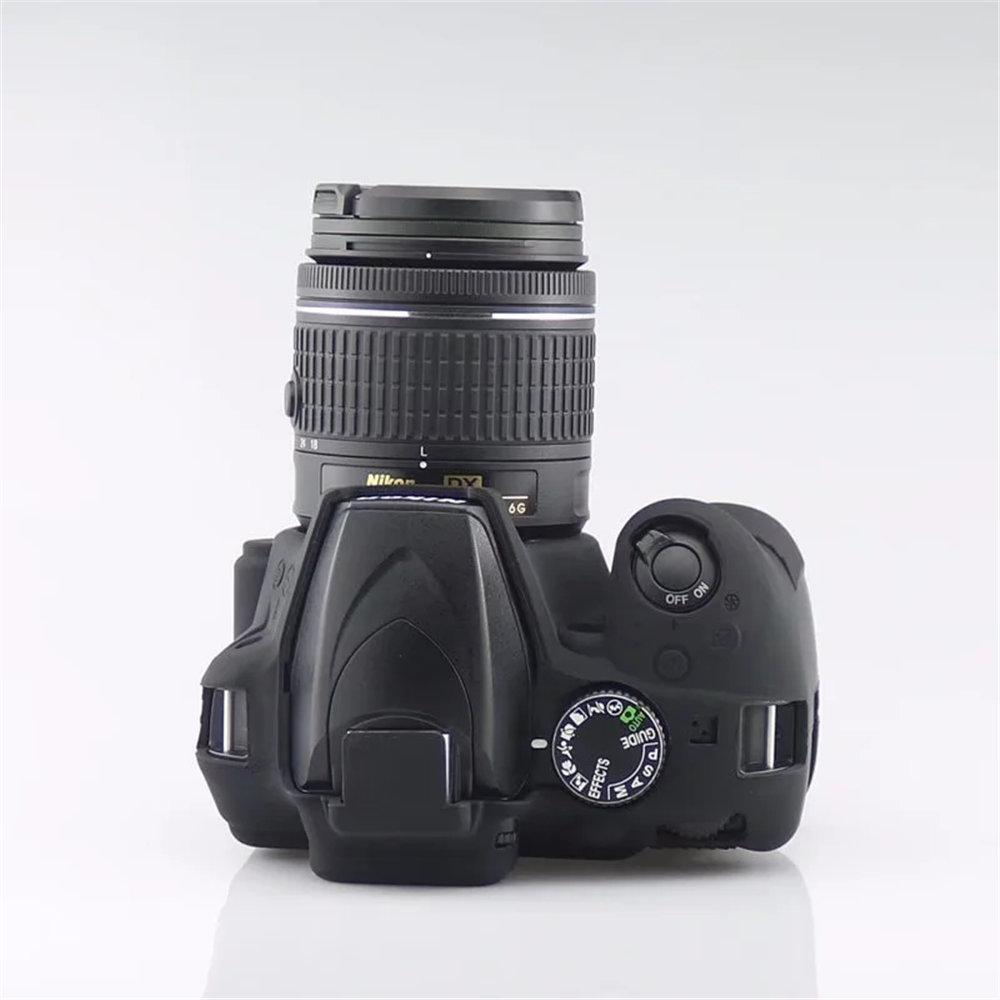 Мягкий силиконовый чехол для корпуса для Nikon D750 D780 D7000 D850 D810 D7500 D600 D610 D5100 D5200 D7200 D5500 D5600 D3300 D3400 D3500
