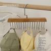 Multi-Functional Solid Wood Sling and Underwear Hanger