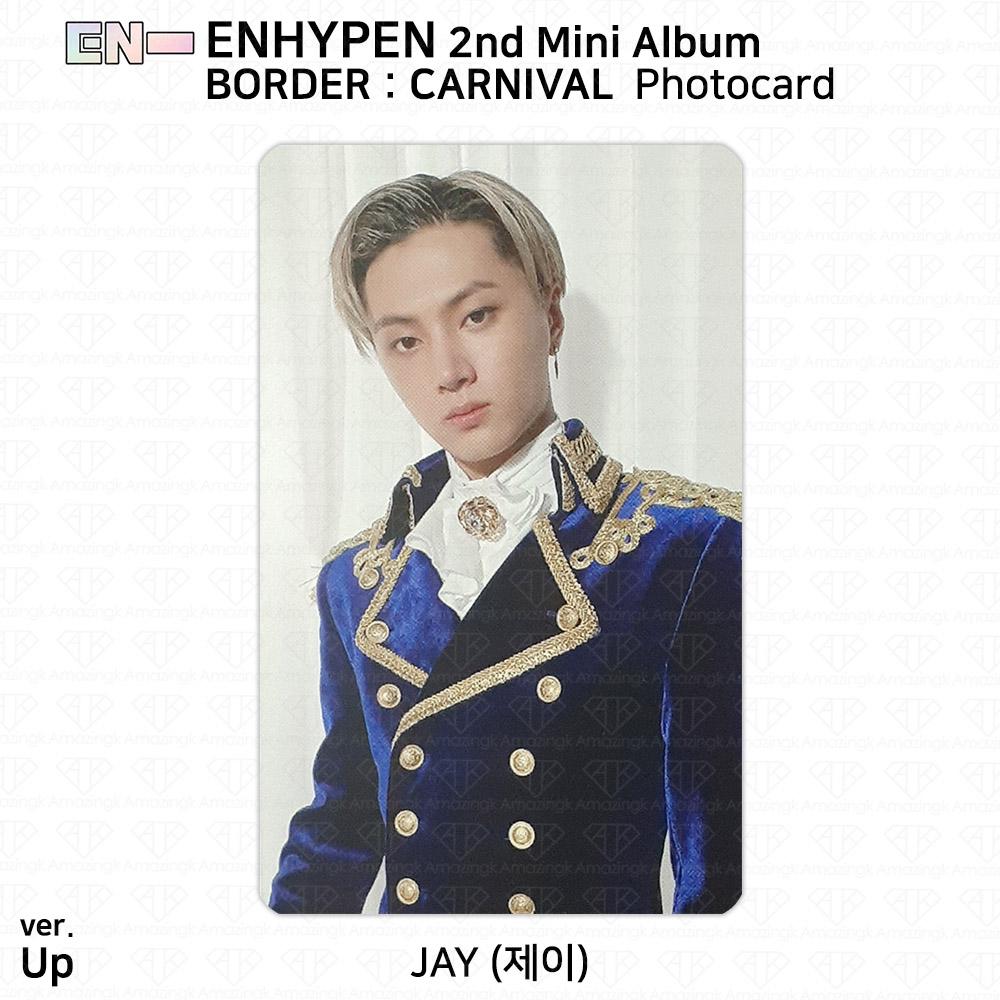 ENHYPEN 2-й мини-альбом Border Carnival, официальная фотокарточка Up Hype Down Ver. KPOP