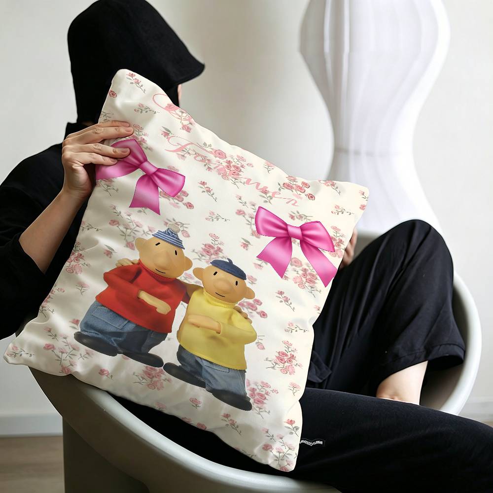 Cartoon PPat Mat Cushion Cover Inches Farmhouse Decor Home Throw Pillow Covers for Couch Decorations