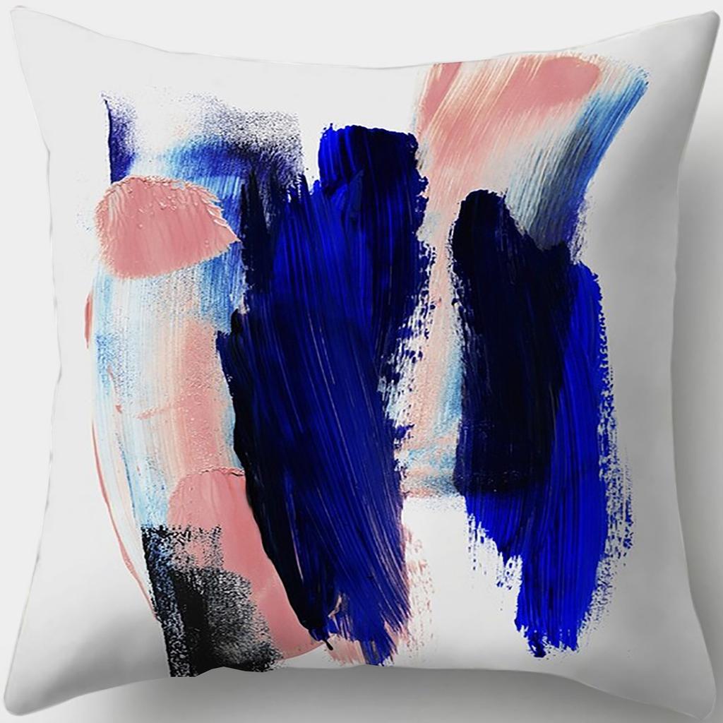 Персонализированная подушка для сна, наволочка в стиле масляной живописи, квадратная подушка для дивана, подушка для эркера в спальне, офис