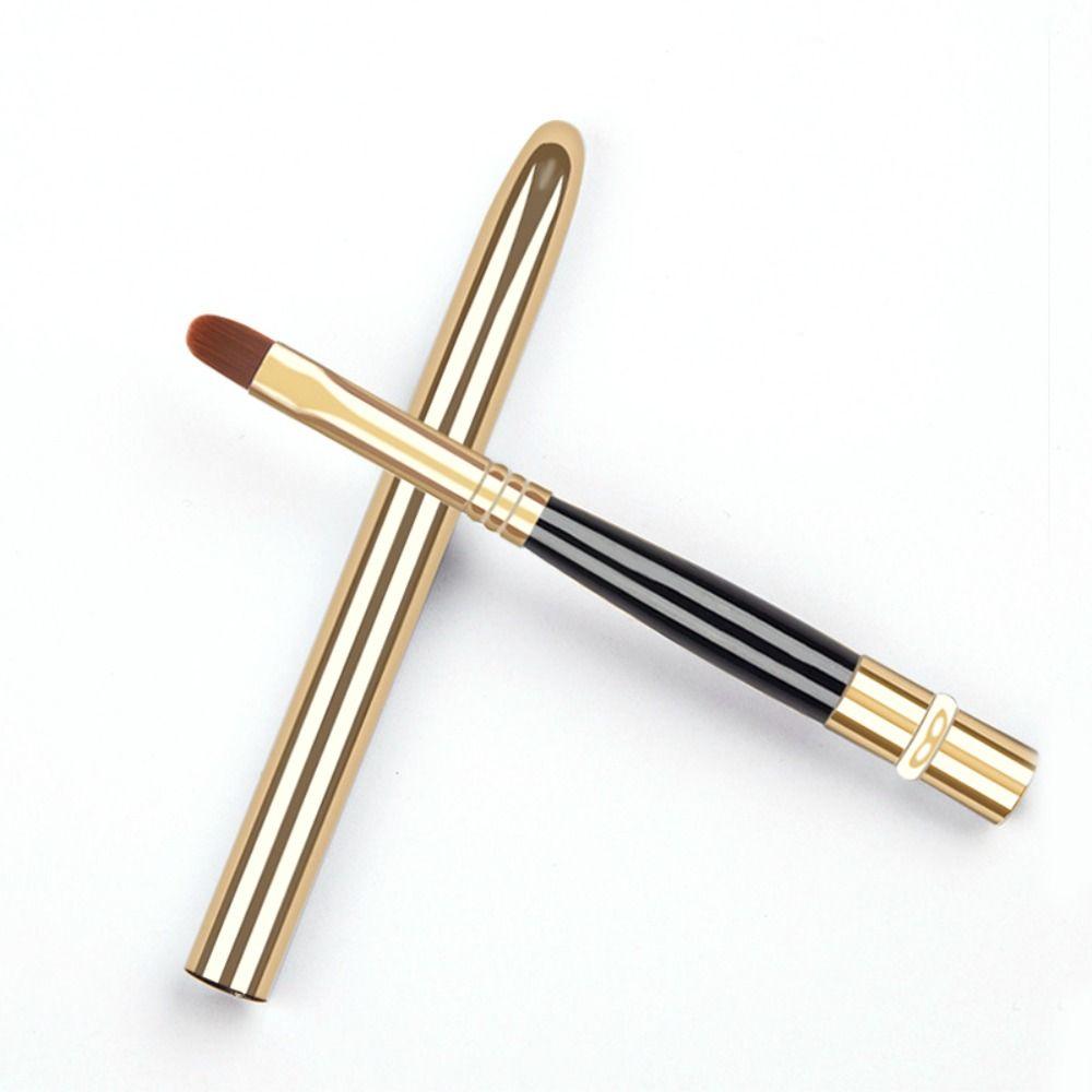Brush Eyeshadow Applicator with Protect Cap Cosmetic Brush Concealer Brush Lipstick Brush Lip Brush