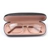 Waterproof PU Leather Hard Frame Eyeglass Cases Black Spectacle Cases Eyewear Protector Glasses Box