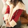 Autumn and Winter Jackets for Women Casual Solid Slim Thick Double Breasted College Wind Female Cotton Coats Plus Size 2XL