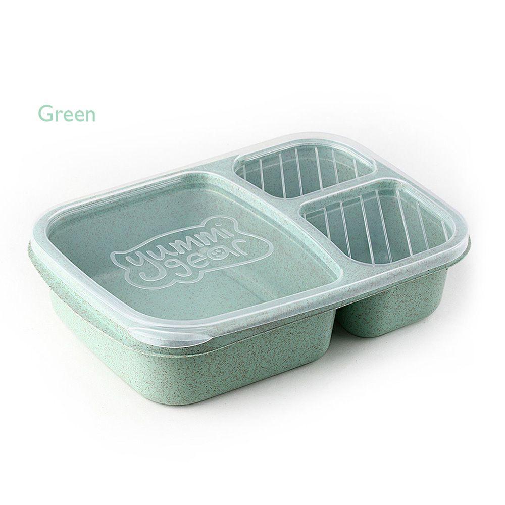 Portable Dinnerware Compartmentalized Food Fruit Container Lunch Box Lunchbox Picnic Storage Boxs