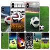Чехол для телефона с дизайном футбольного мяча для Apple iPhone 11 12 13 14 Pro 7 XR X XS Max 6 6S 8 Plus + Mini 5 SE Print Soft