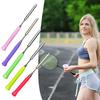 Badminton Racket Training Device Anti-Slip Handle Realistic Design Stainless Steel Construction Badminton Swing Trainer