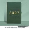 Ежедневник и календарь на 2027 год (на английском языке): 365-дневный ежедневник с расписанием ремешков и тайм-менеджментом