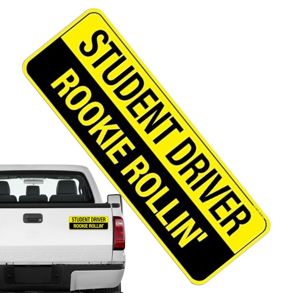 Студент-водитель Магнит Новый водитель Магнит для автомобиля Высокая видимость автомобильный магнит наклейка всепогодный новичок водитель бампер наклейка для