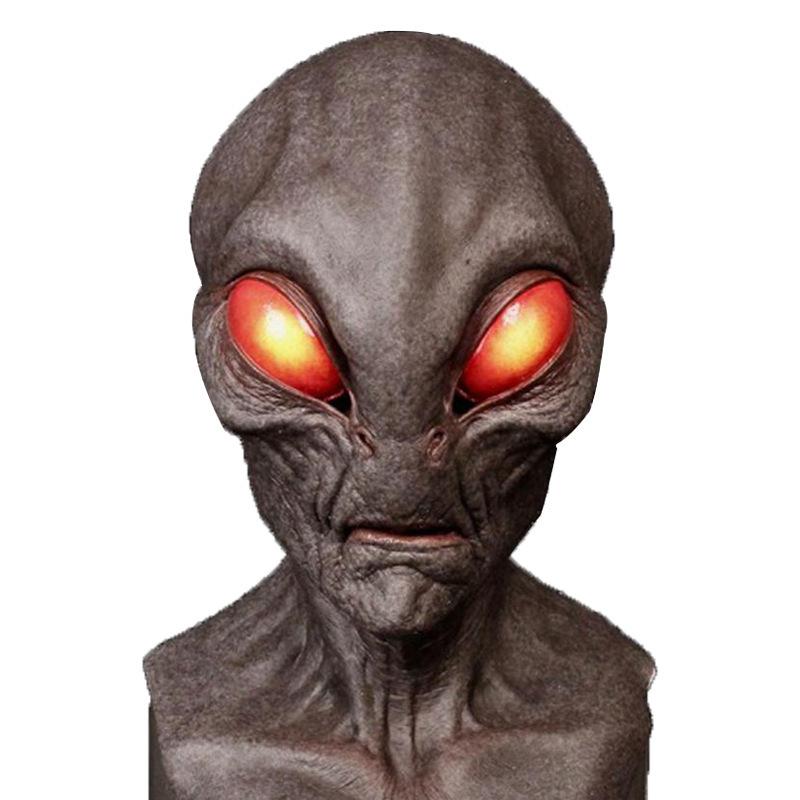 Sci-fi movie alien mask, Halloween mutant latex headgear, party prank scary mask