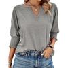 Summer Fashion Women Solid Casual Loose Blouses Vintage Oversized Shirts Elegant Youth Female Tops