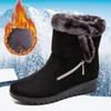 Women's Winter Warm Snow Boots Faux Fur Lining Waterproof Ankle Boots Anti-slip Outdoor Shoes Women's Walking Hiking Sports Boots
