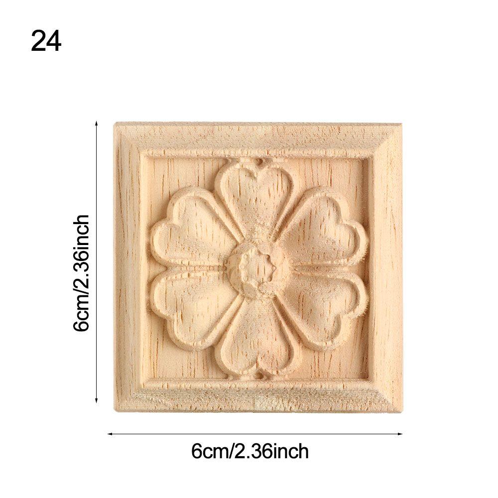 Style Decoration Crafts Vintage Wood Carved Cabinet Seat Feets Furniture Foot Legs Home Decor