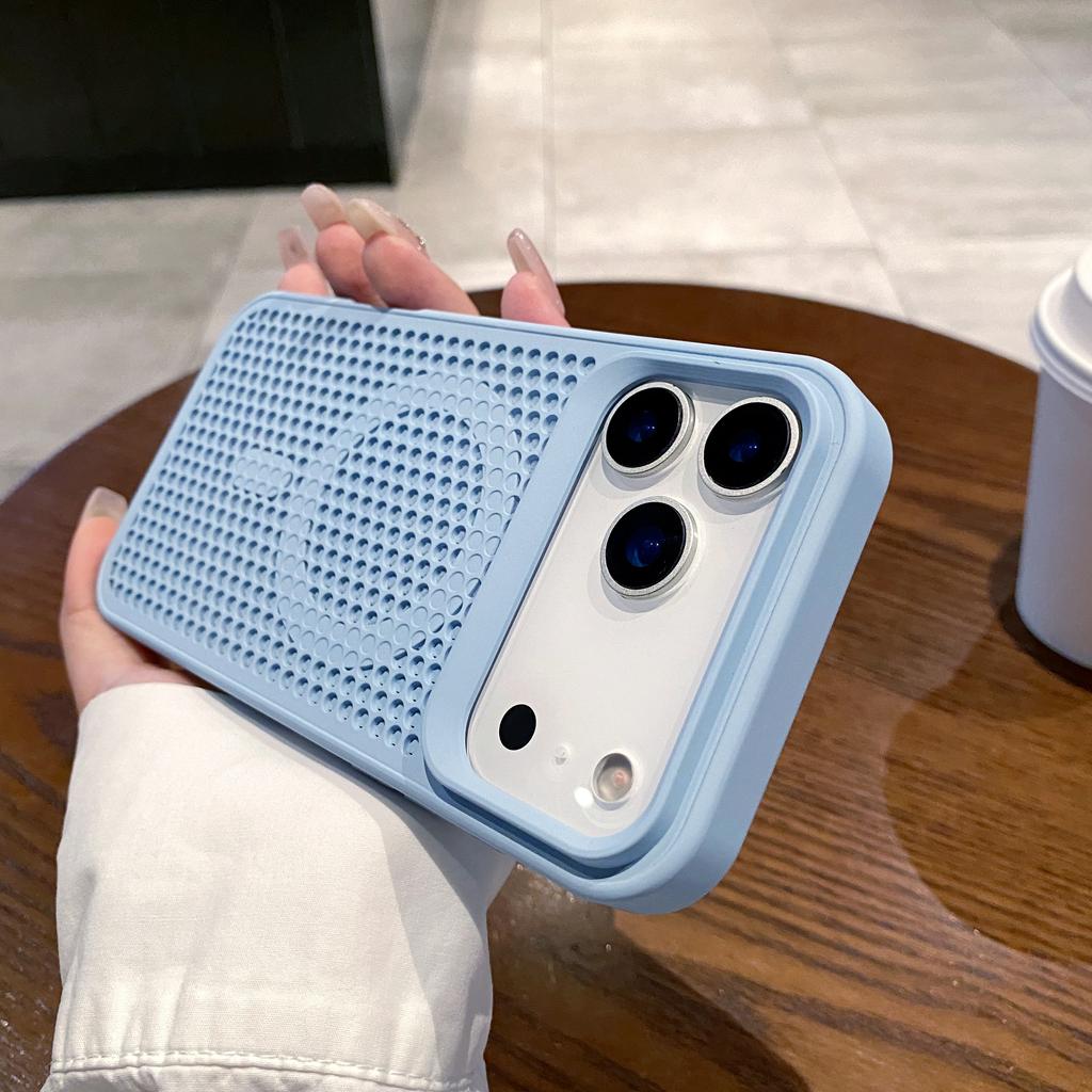 Полый сетчатый охлаждающий чехол Magsafe для телефона iPhone 17 Air 16 15 14 13 12 11 Plus Pro Max, дышащий магнитный чехол-соты